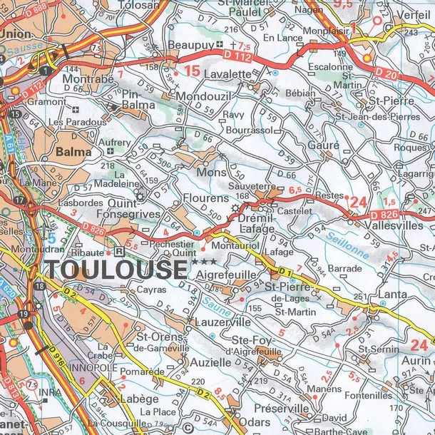 ariege-gorna-garonna-francja-mapa-michelin-wydawnictwo-inne