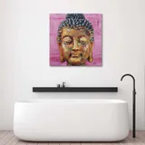 obraz-na-plotnie-budda-na-rozowym-tle-30x30-stan-nowy