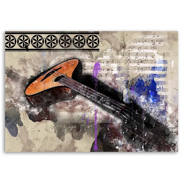 obraz-na-plotnie-gitara-abstrakcja-1-czesciowy-90x60