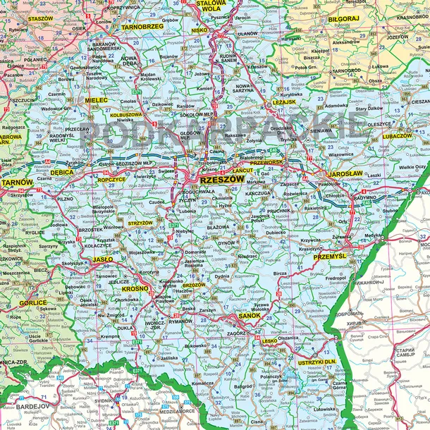polska-mapa-scienna-adm-drogowa-rama-okladka-inna
