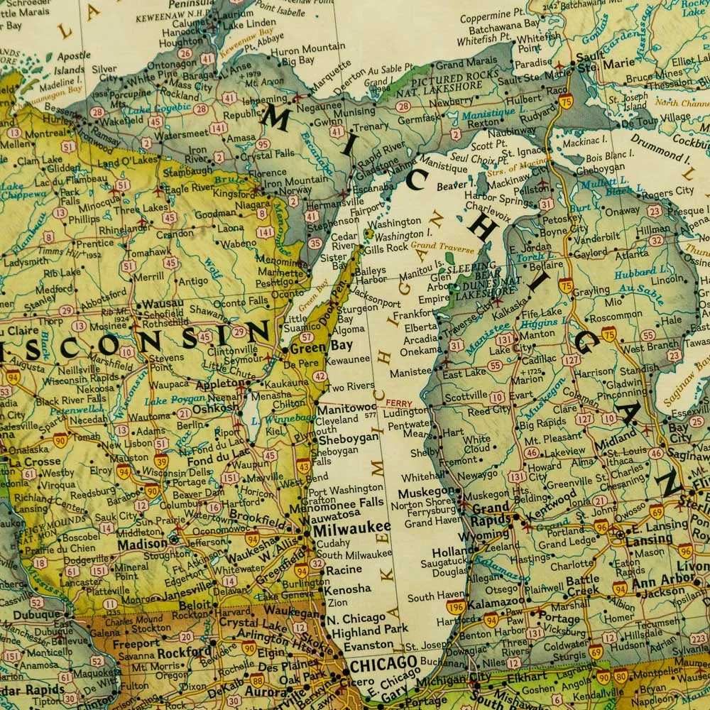 usa-executive-mapa-scienna-arkusz-laminowany
