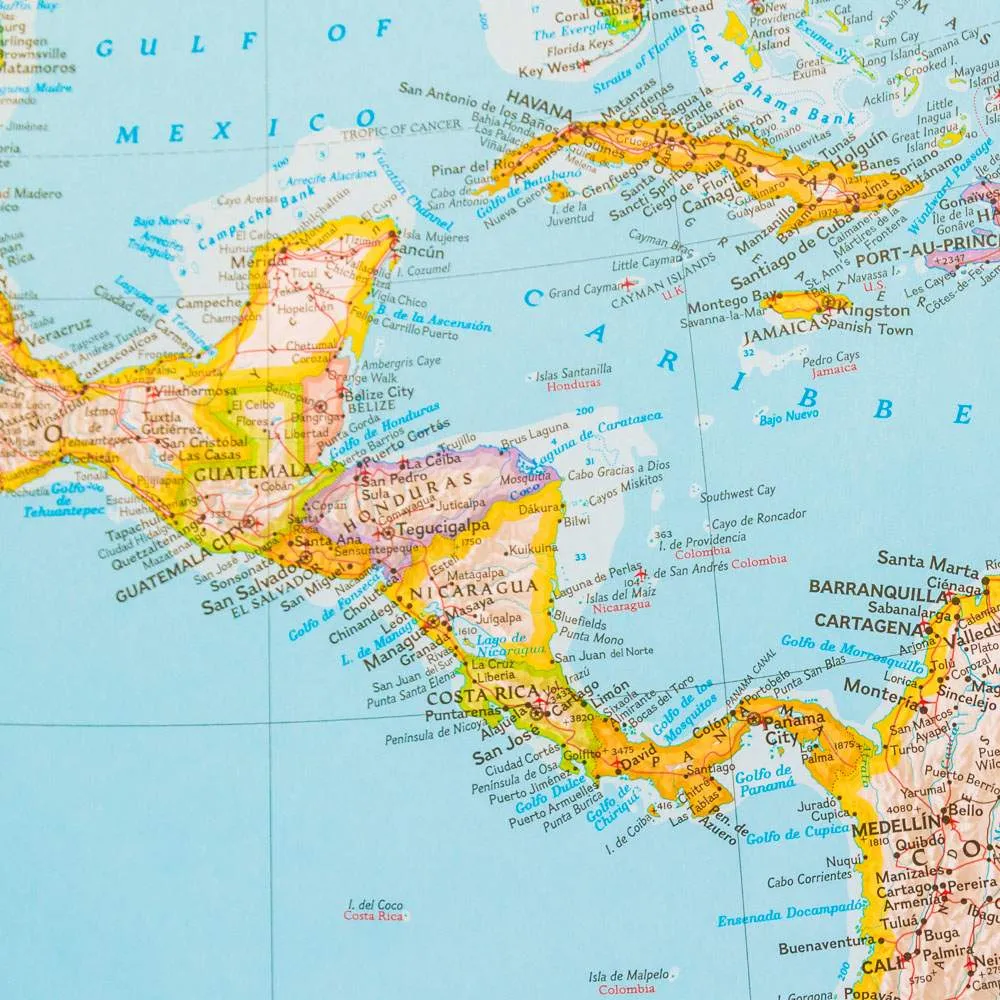 ameryka-polnocna-mapa-scienna-arkusz-nat-geo
