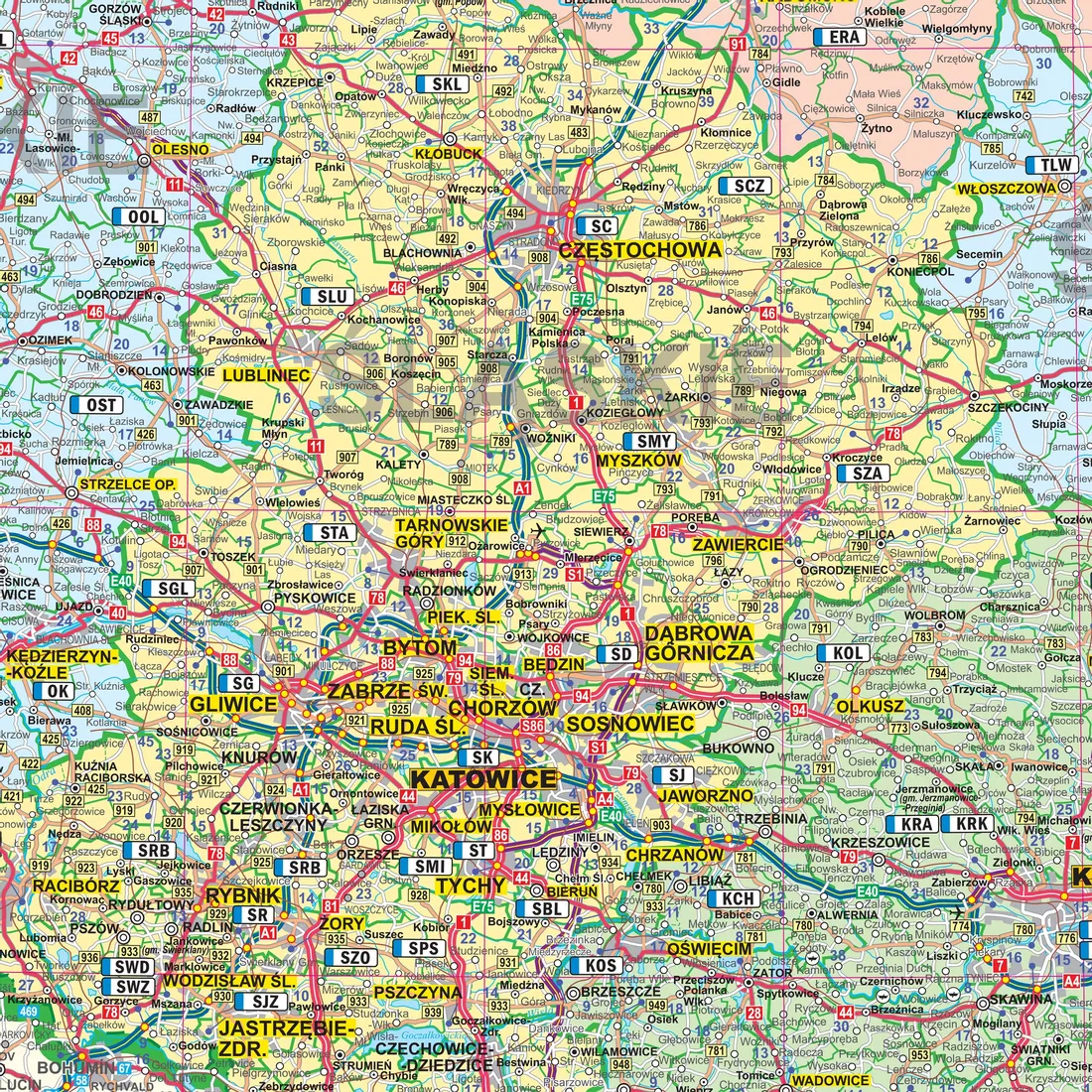 polska-2021-drogowa-tablice-mapa-scienna-arkusz