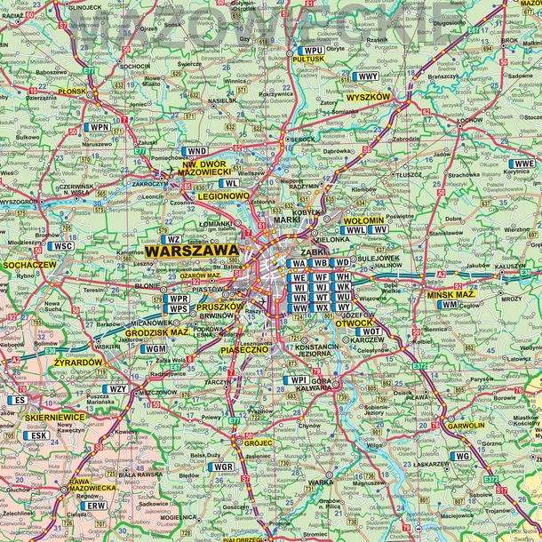polska-2021-drogowa-tablice-mapa-scienna-arkusz-wydawnictwo-eko-graf