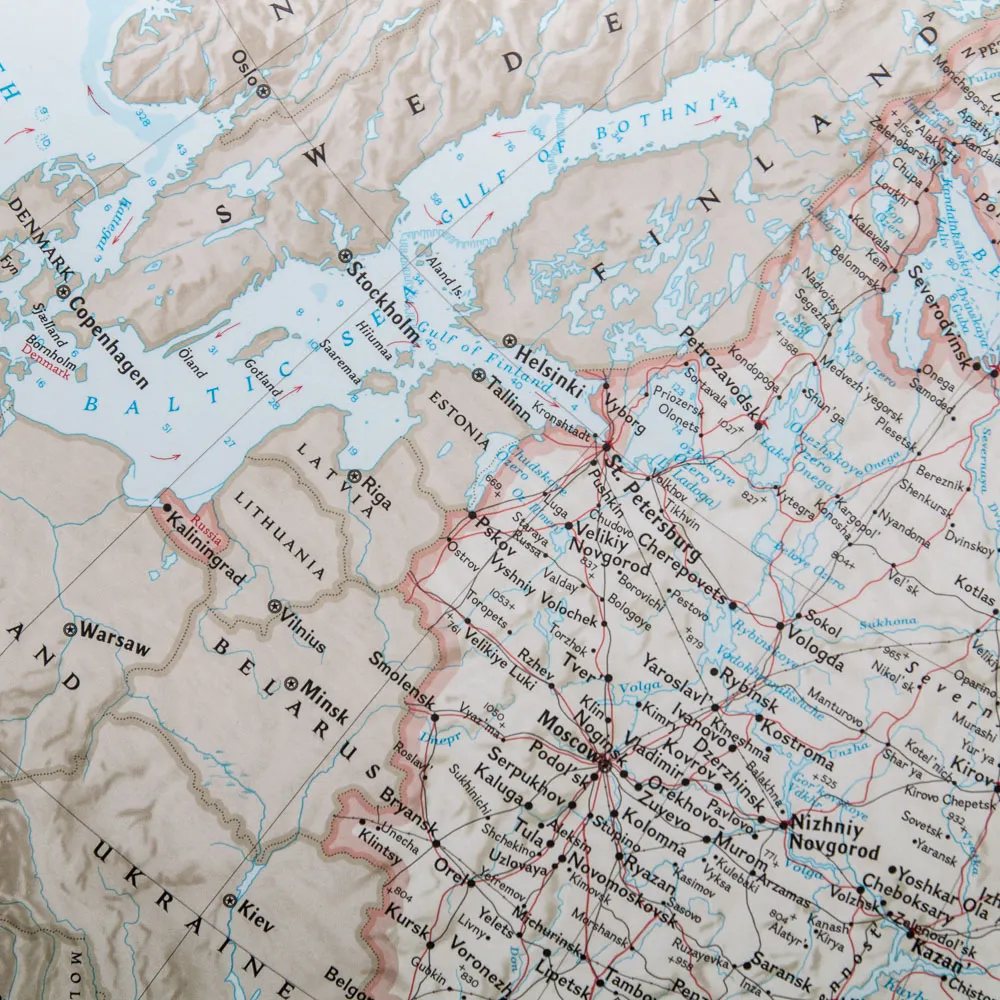azja-mapa-scienna-polityczna-arkusz-plakat