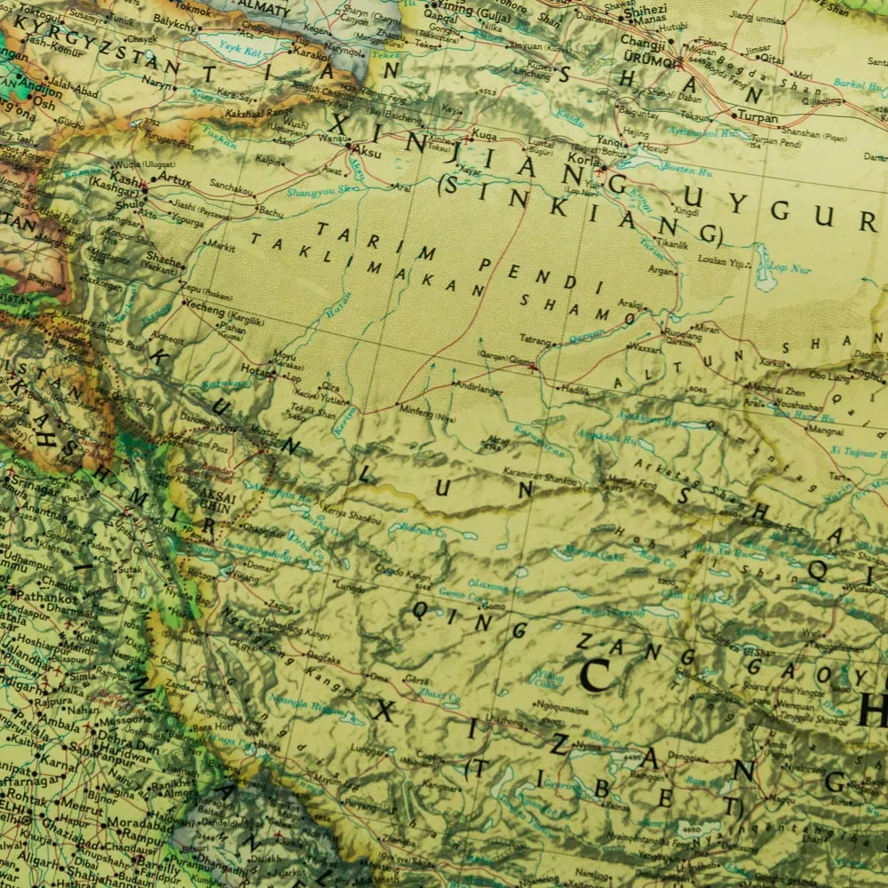 chiny-mapa-scienna-ozdobna-nat-geo-arkusz