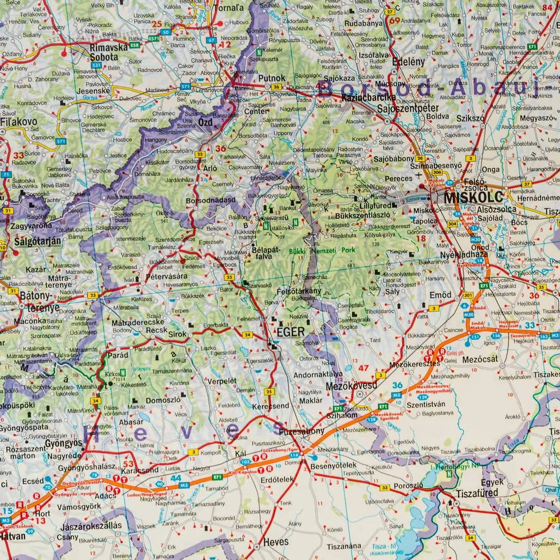 wegry-mapa-scienna-wegier-drogowa-arkusz-fb