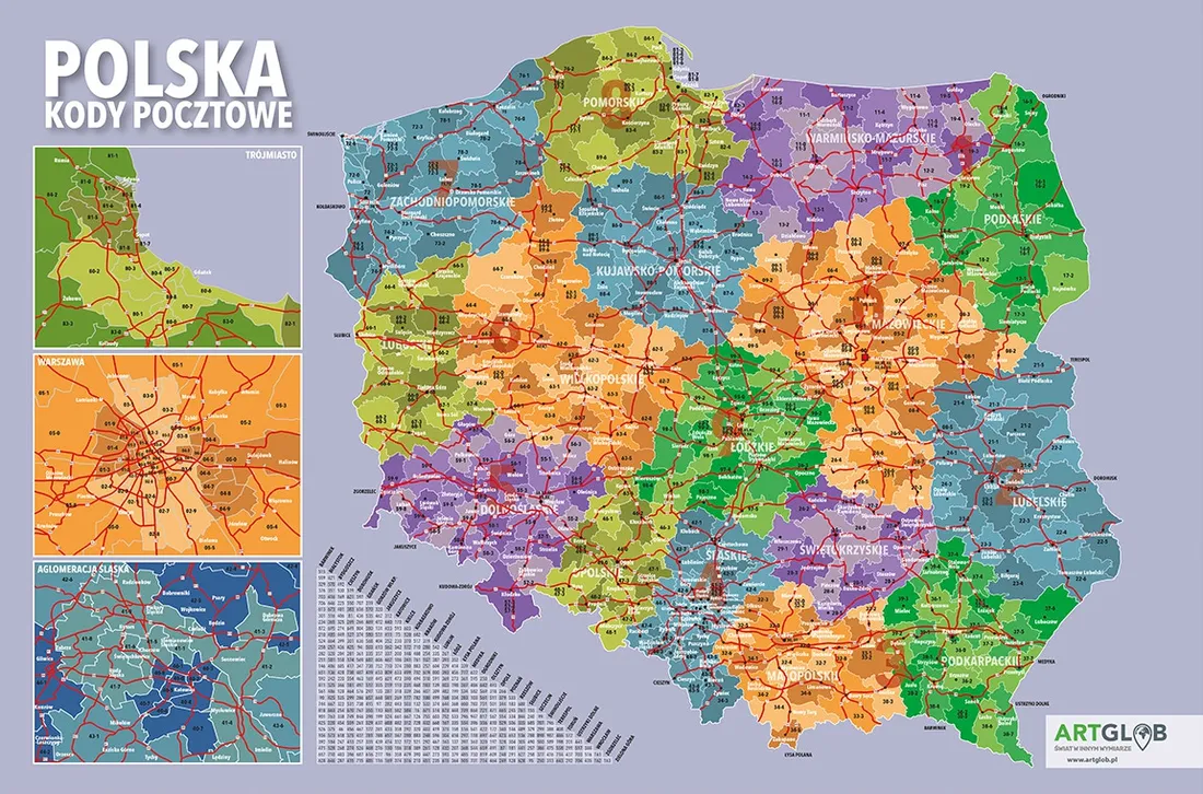 polska-kodowa-mapa-scienna-arkusz