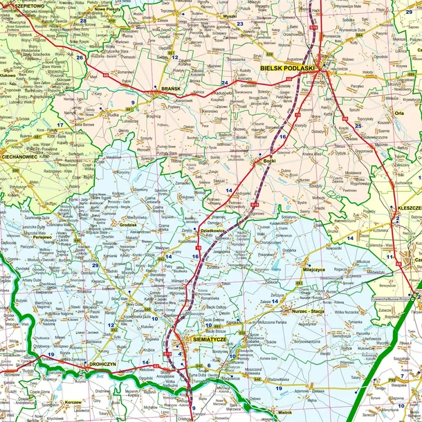 podlaskie-mapa-scienna-adm-drog-arkuszowa-2022-stan-nowy