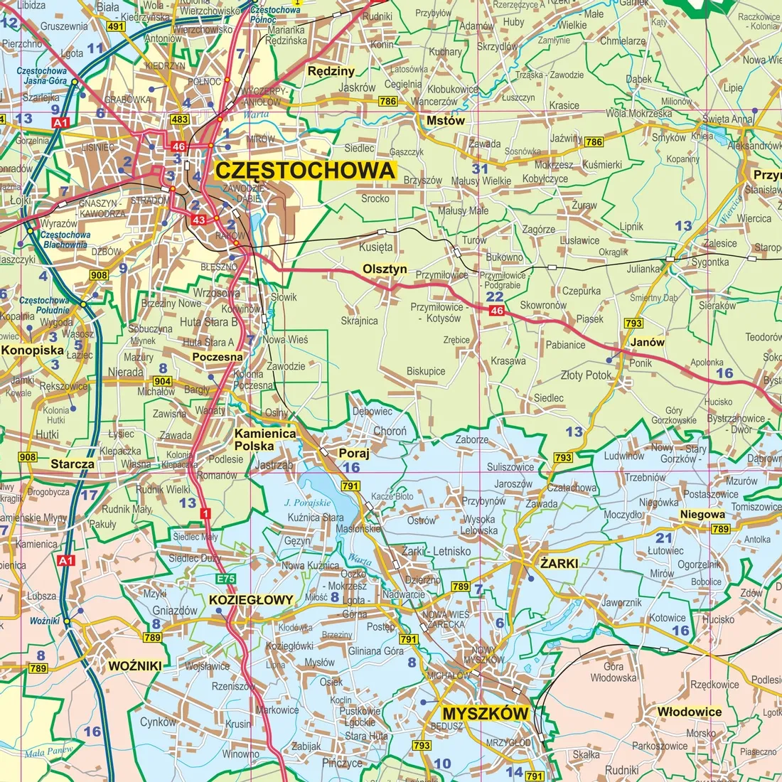 slaskie-mapa-scienna-adm-drog-arkuszowa-2022