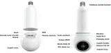 kamera-amaryllo-icampro-deluxe-bialy-e27-stan-nowy
