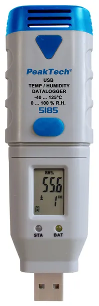 miernik-wilgotn-temp-usb-datalogger-peaktech-5185-stan-nowy