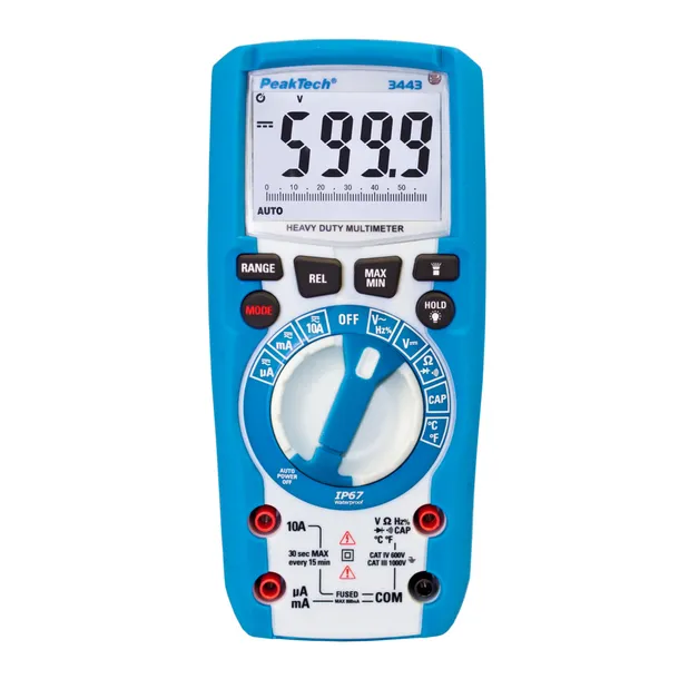 multimetr-cyfrowy-led-lcd-ip67-peaktech-3443-stan-nowy