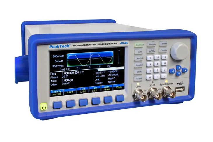 generator-arbitralny-2ch-160mhz-peaktech-4046-stan-nowy