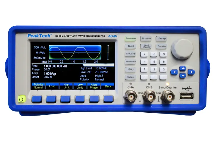 generator-arbitralny-2ch-160mhz-peaktech-4046-stan-nowy