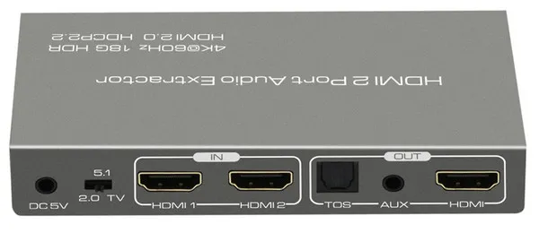 extractor-2x-hdmi-hdmi-audio-arc-4k-sph-sae06-stan-nowy