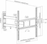 uchwyt-tv-goobay-basic-fullmotion-m-32-55-35kg-stan-nowy