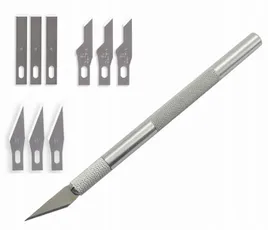 skalpel-noz-modelarski-nozyk-precyzyjny-9-ostrzy