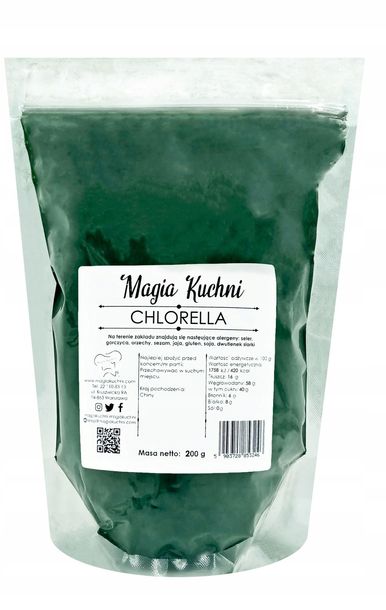 Spirulina I Chlorella Zestaw 200g 200g Algi Erlipl 0600