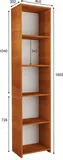 regal-40cm-5-polek-olcha-stan-nowy