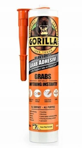 Gorilla Glue - Gorilla Heavy-Duty Grab Adhesive White 290ml 