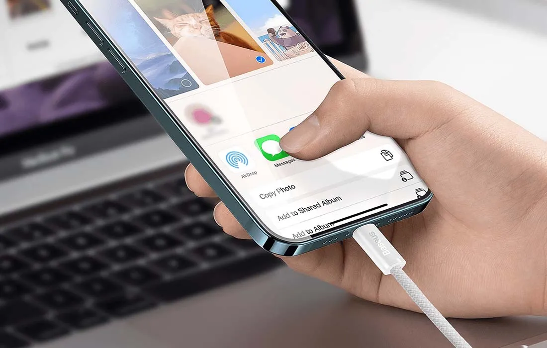 kabel-usb-c-do-lightning-baseus-dynamic-series-20w-2m-bialy