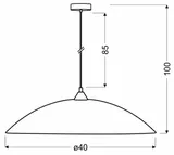 young-40-zwis-1x60w-e27-glebokosc-40-cm