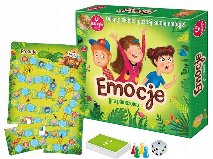 Gra Planszowa Dla 7 Latka GRA PLANSZOWA EMOCJE PLANSZOWA PREZENT DLA 7 LATKA - ERLI.pl