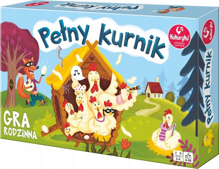 Gra Planszowa Dla 6 Latka GRA PLANSZOWA - PEŁNY KURNIK - PREZENT DLA 6 LATKA - ERLI.pl