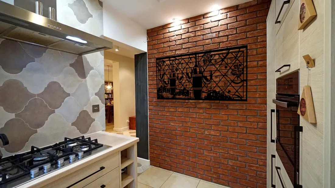 azurowy-panel-scienny-kuchnia-restauracja-stan-nowy