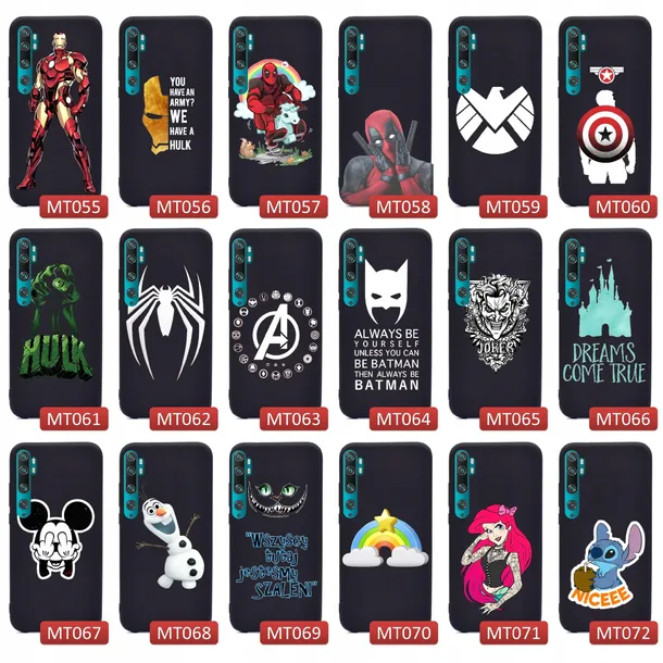 etui-matt-case-do-xiaomi-mi-note-10-pro-wzory-kolor-czarny
