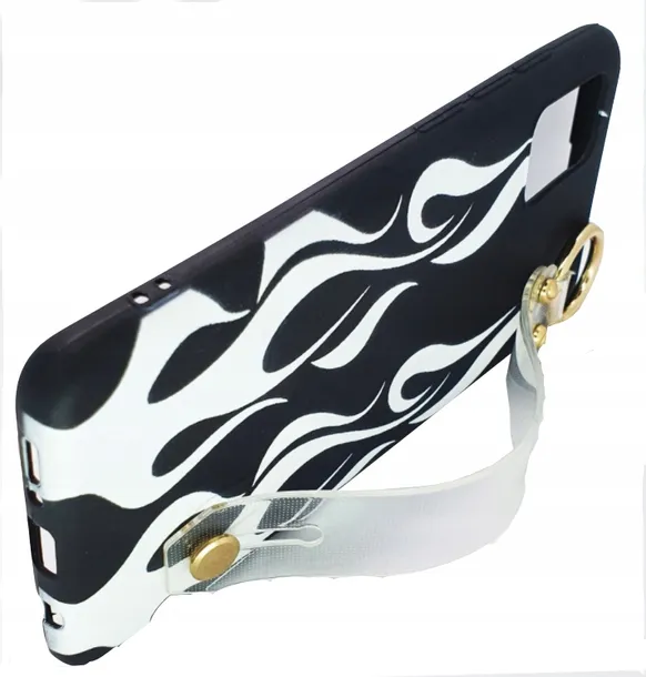 etui-czarne-pasek-wzory-do-iphone-x-dedykowany-model-iphone-x