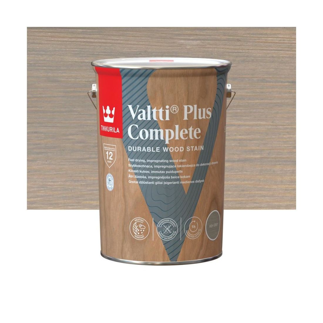Tikkurila VALTTI PLUS COMPLETE 5l ASH GREY - ERLI.pl