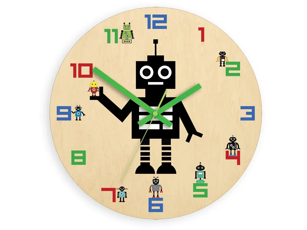 zegar-scienny-robot-30cm-cichy