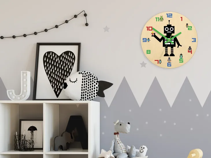 zegar-scienny-robot-30cm-cichy-marka-modernclock