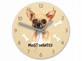 zegar-scienny-piesek-30cm-cichy-linia-modernclock-dla-dzieci