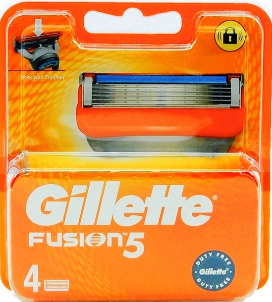 Wkłady Ostrza Wymienne Gillette Fusion5 4szt. - ERLI.pl