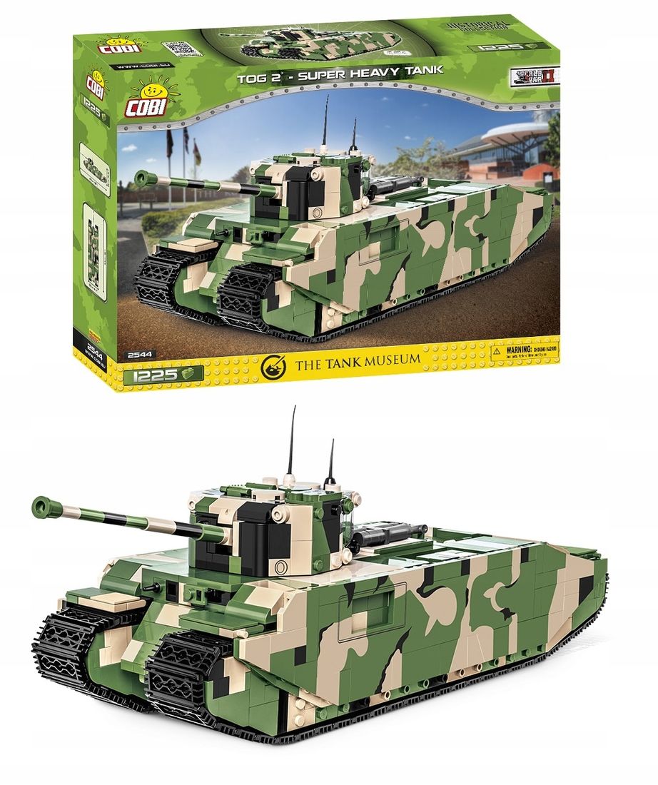 COBI 2544 SUPERCIĘŻKI BRYTYJSKI CZOŁG TOG II TOG 2 - ERLI.pl
