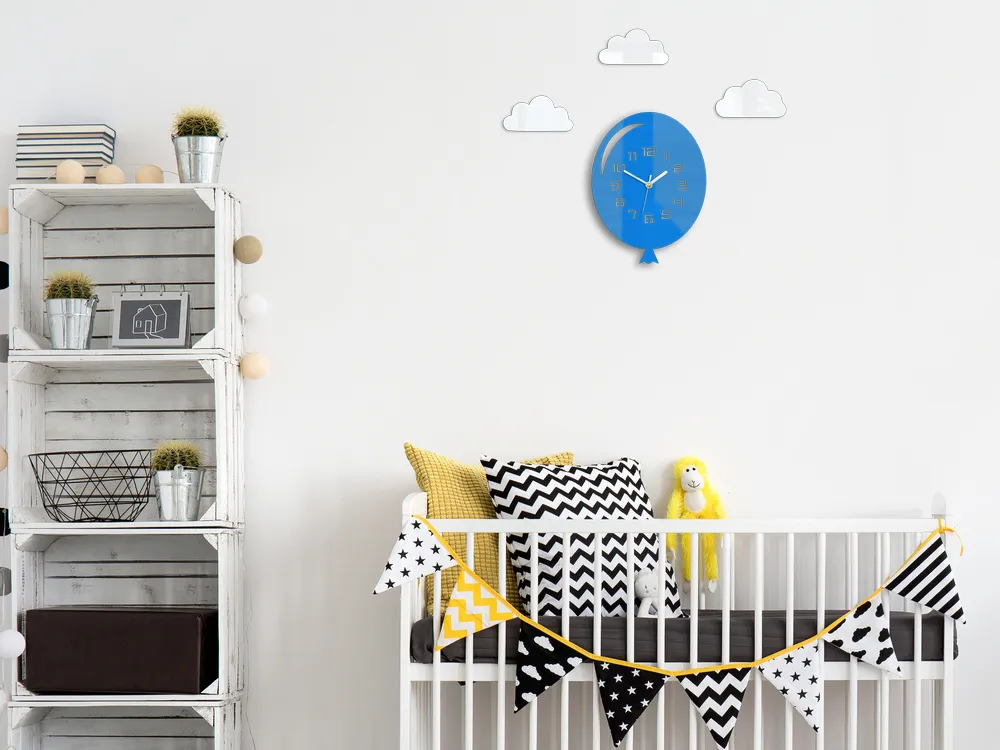 zegar-scienny-balon-blue