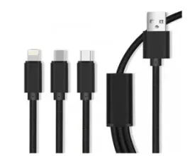 kabel-3w1-lightning-micro-usb-usb-c-3a-czarny