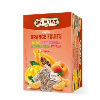 Big-Active herbatka owocowa Orange Fruits mango, brzoskwinia, mandarynka, p