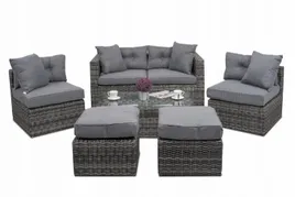 meble-ogrodowe-modulowe-technorattan-madera-ciemna