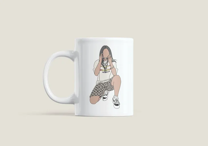 billie-eilish-kubek-wzor-dominujacy-inny-wzor