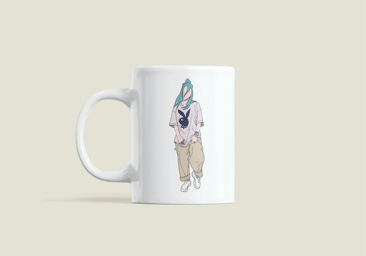 billie-eilish-kubek-wzor-dominujacy-inny-wzor