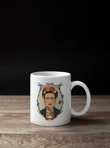 frida-kahlo-kubek-kolor-bialy