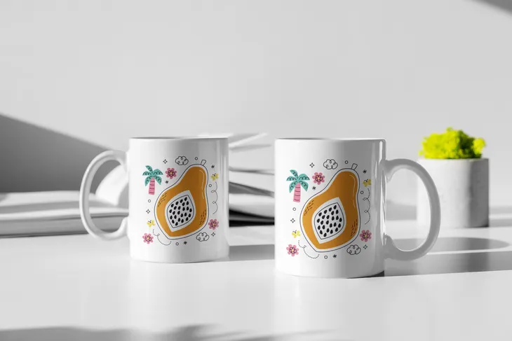 papaya-kubek-stan-nowy