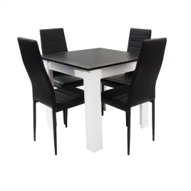 zestaw-stol-modern-80-bw-i-4-czarne-krzesla-nicea