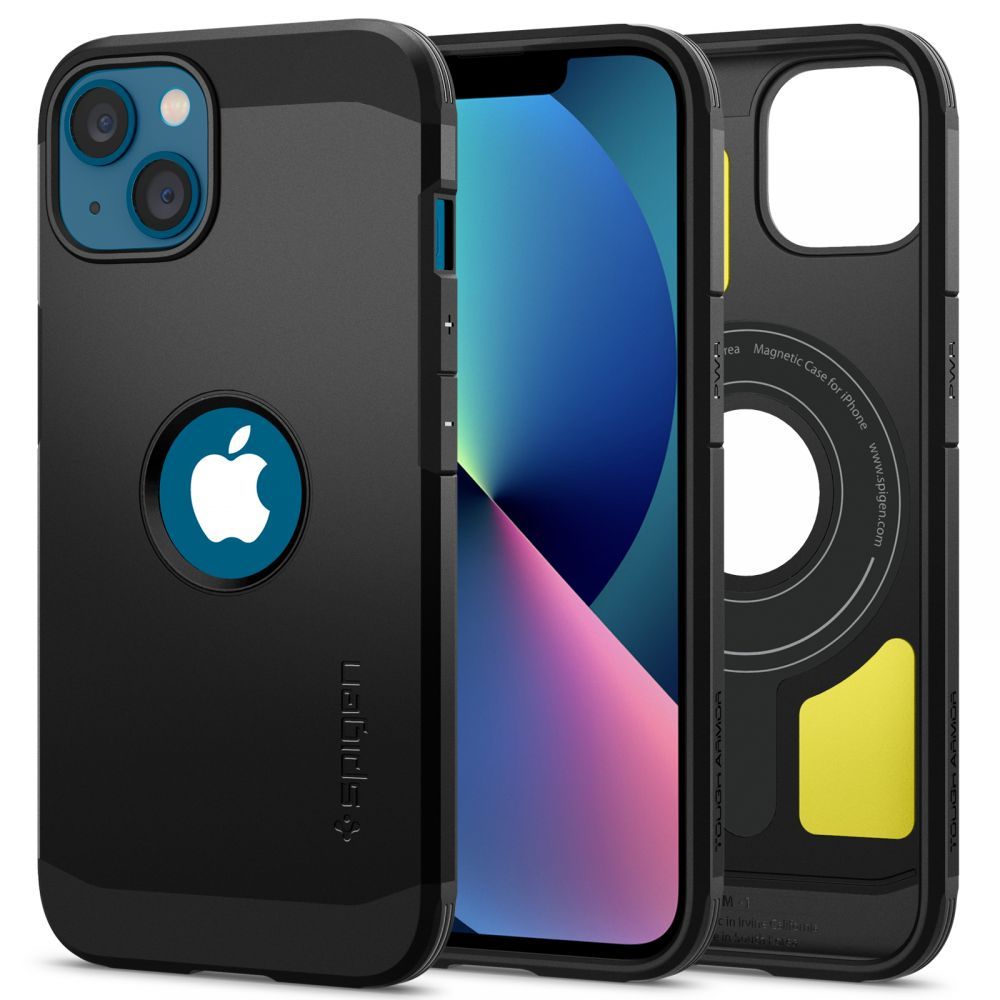 SPIGEN TOUGH ARMOR MAG MAGSAFE IPHONE 13 BLACK ERLI.pl