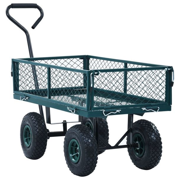Ogrodowy wózek ręczny, zielony, 250 kg