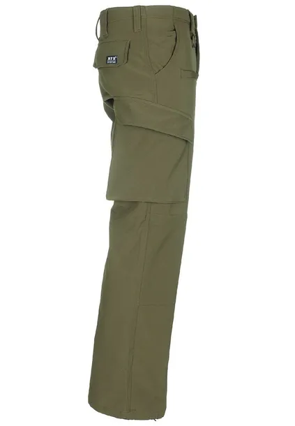 spodnie-soft-shell-allround-oliwkowe-l-stan-nowy